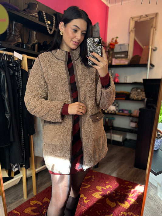 476-6 Poools tussenjas teddy maat 38