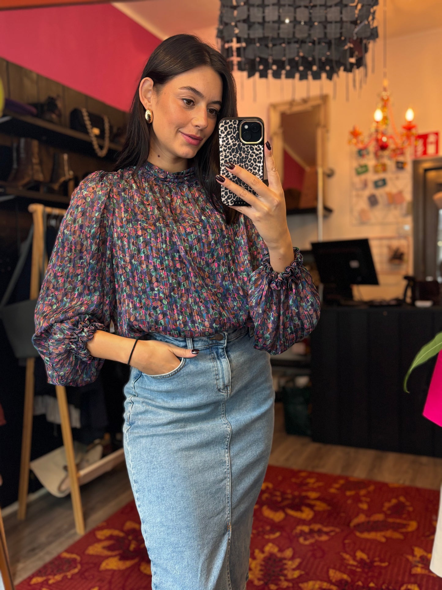 484-6 Studio anneloes blouse maat XL