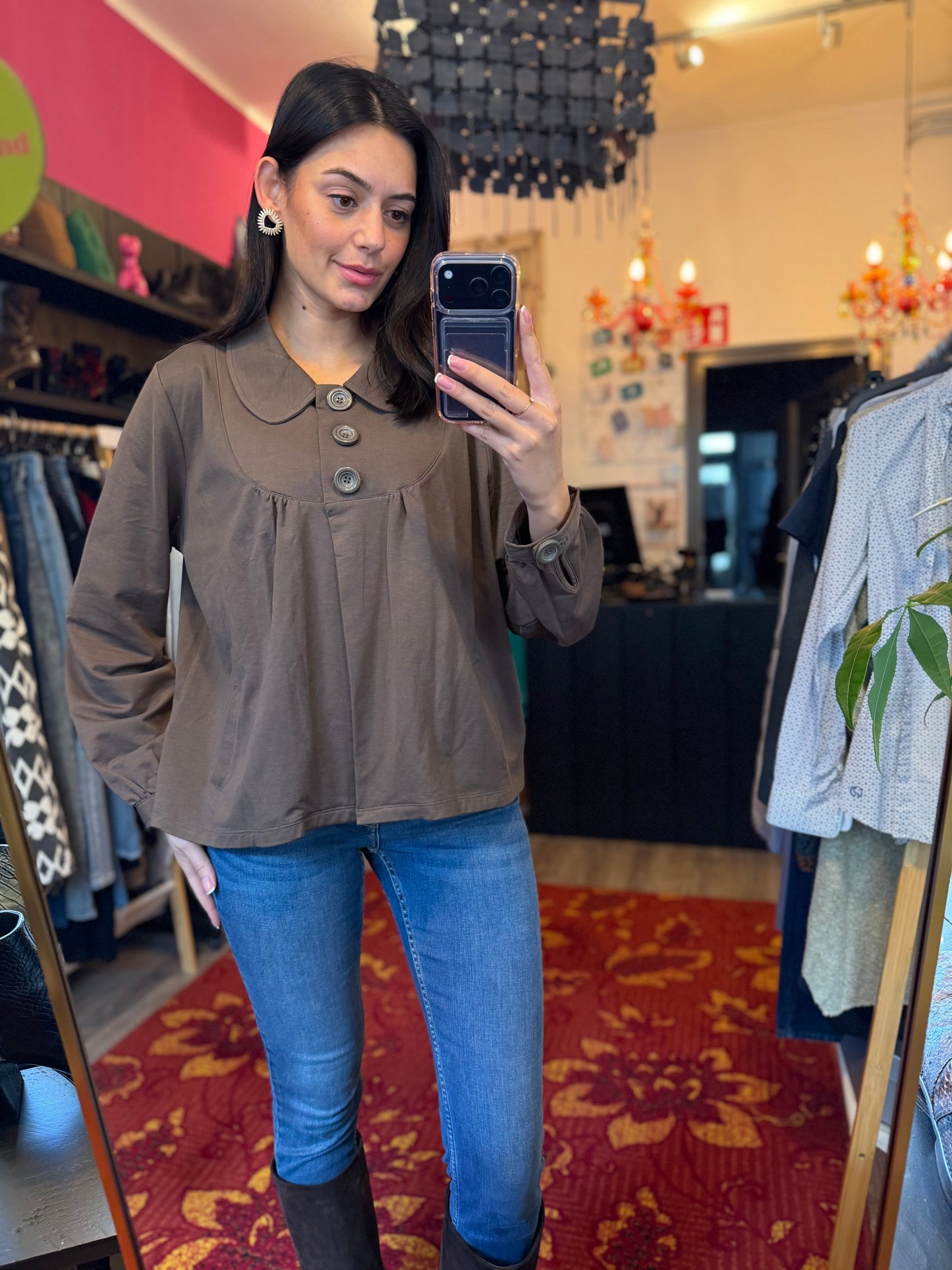 494-7 Bruin vestje maat L/XL