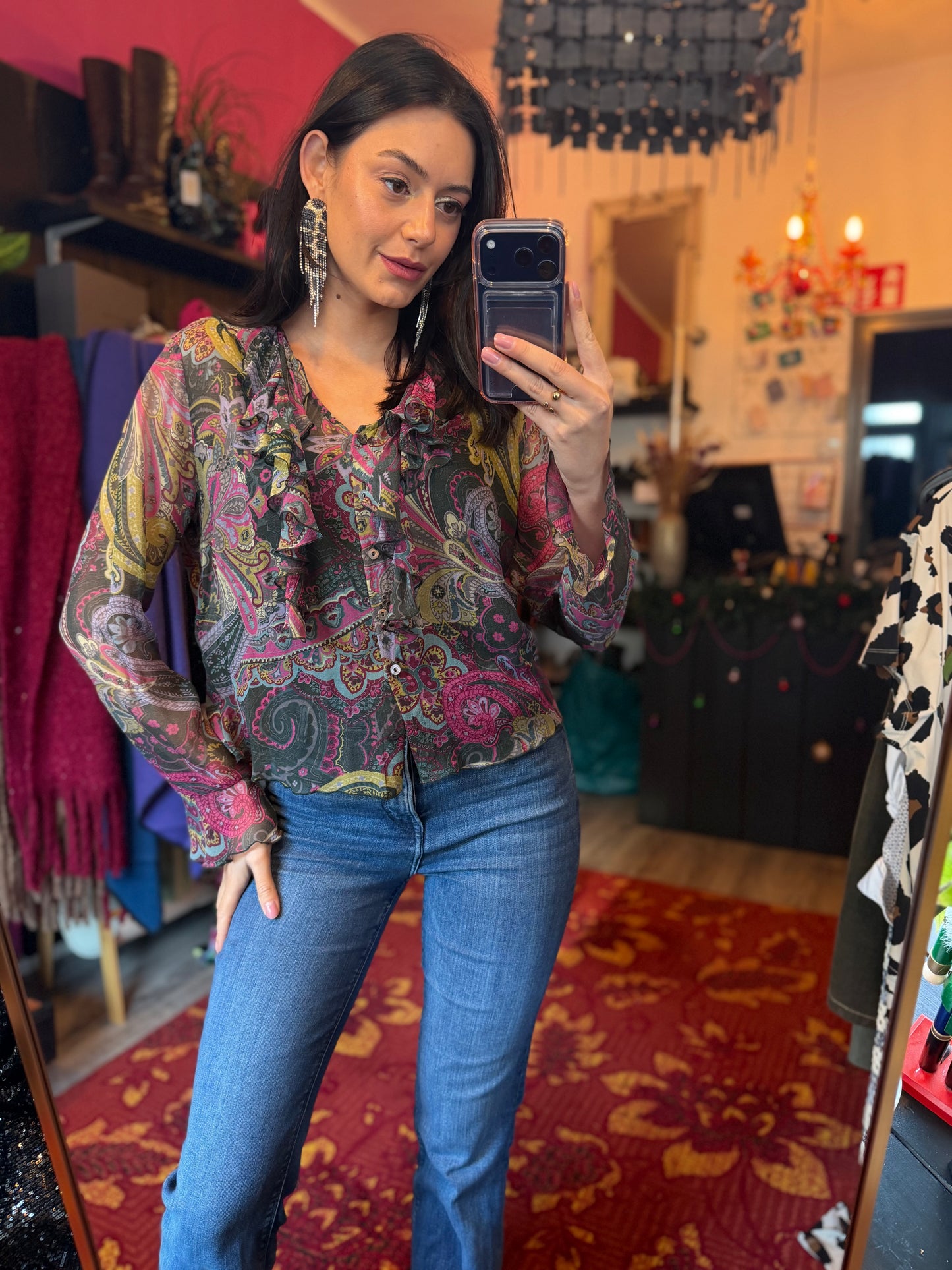 254-72 Marella blouse maat 42 (IT48)