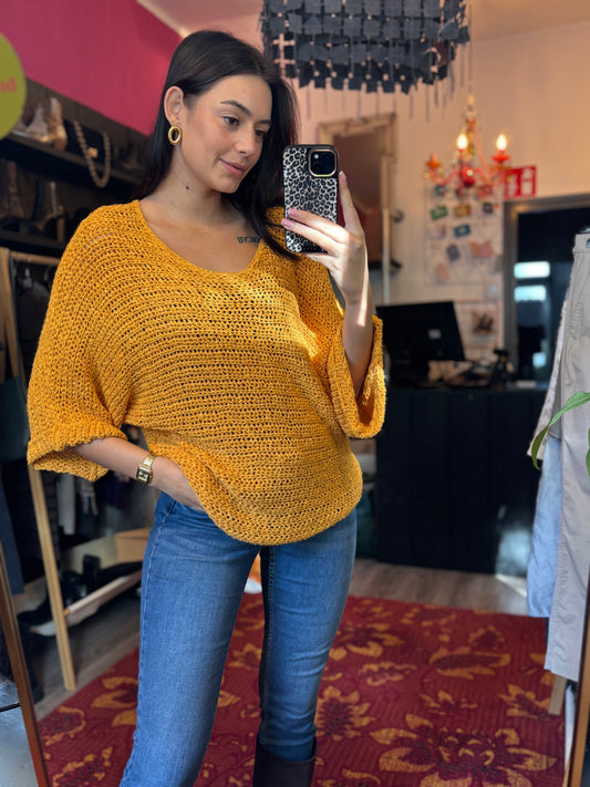 297-31 Minimum trui gehaakt maat t/m M