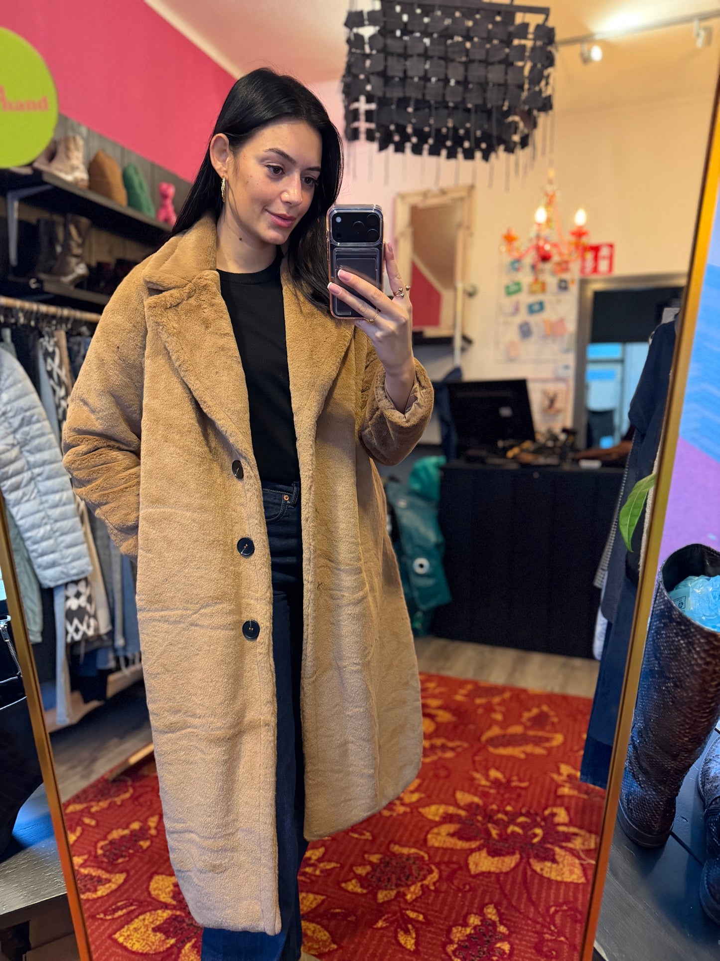 411- Teddy jas maat M polyester