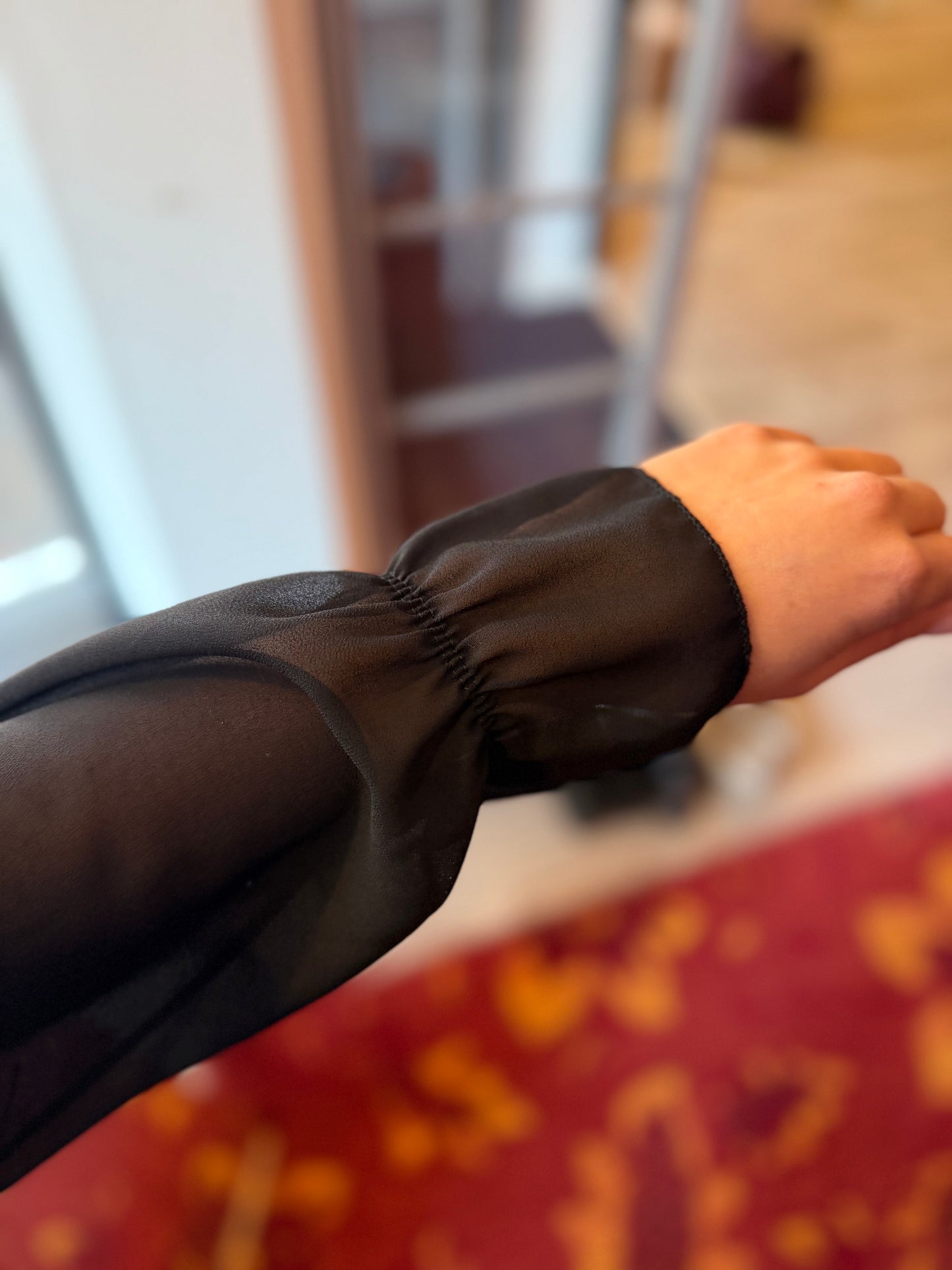 411-206 Italy zwarte jurk maat 40