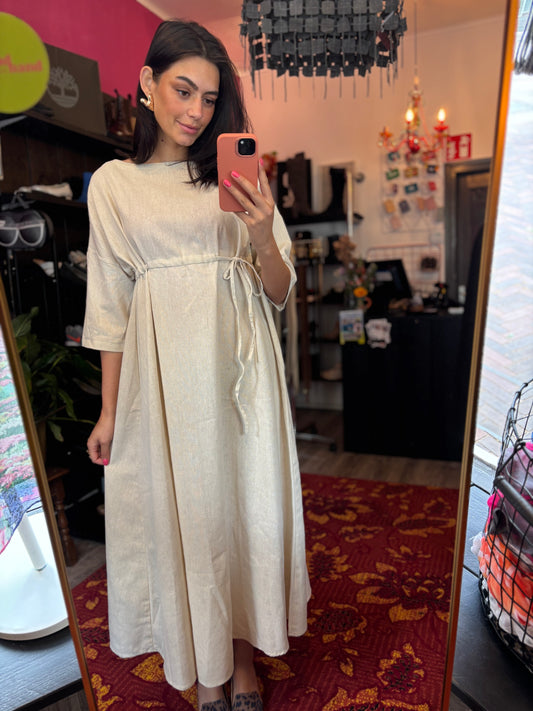 83-223 Hamilton jurk katoen linnen maat 38/40