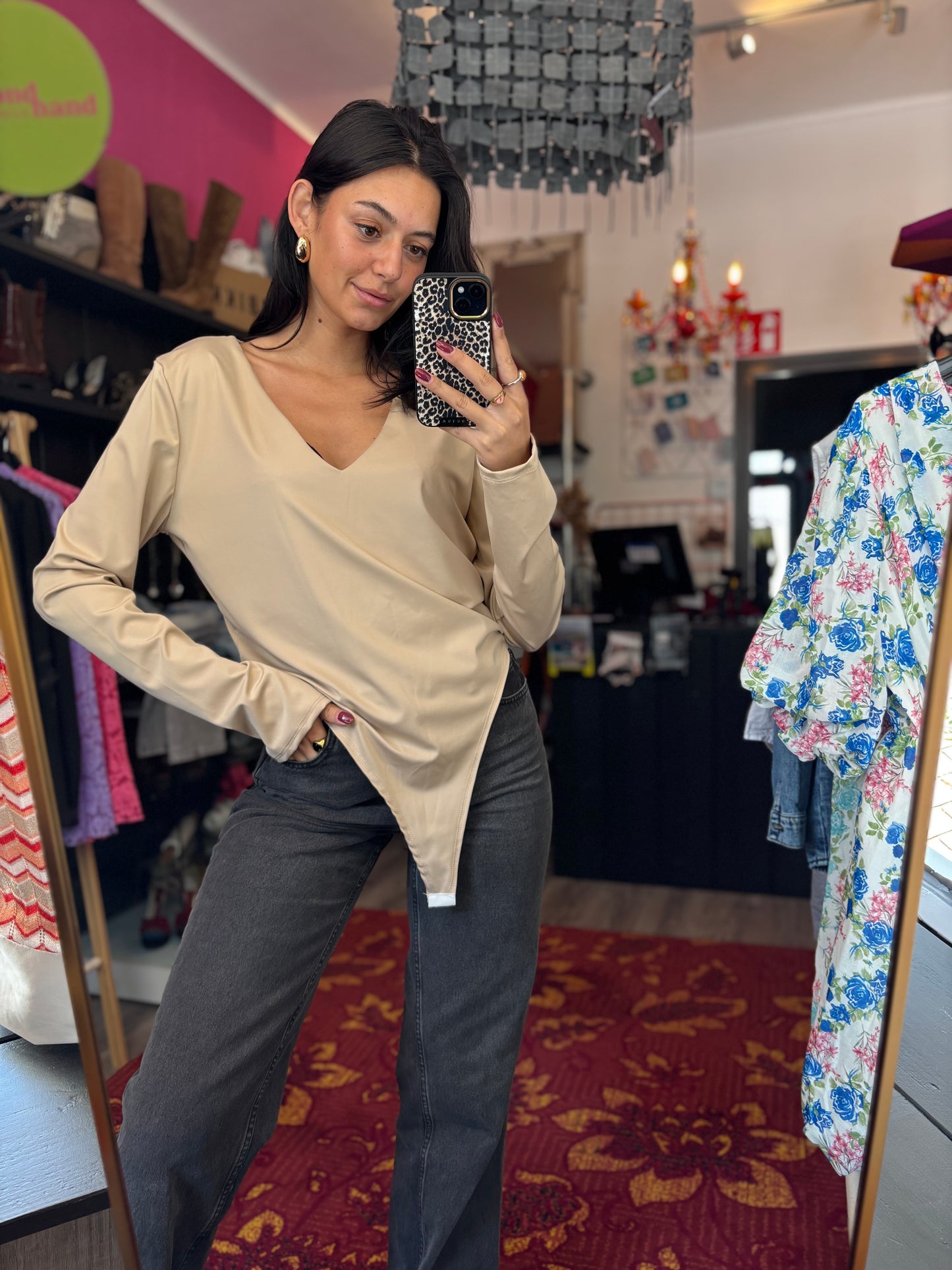 459 ByNaoom body beige maat 42 t/m 50-52