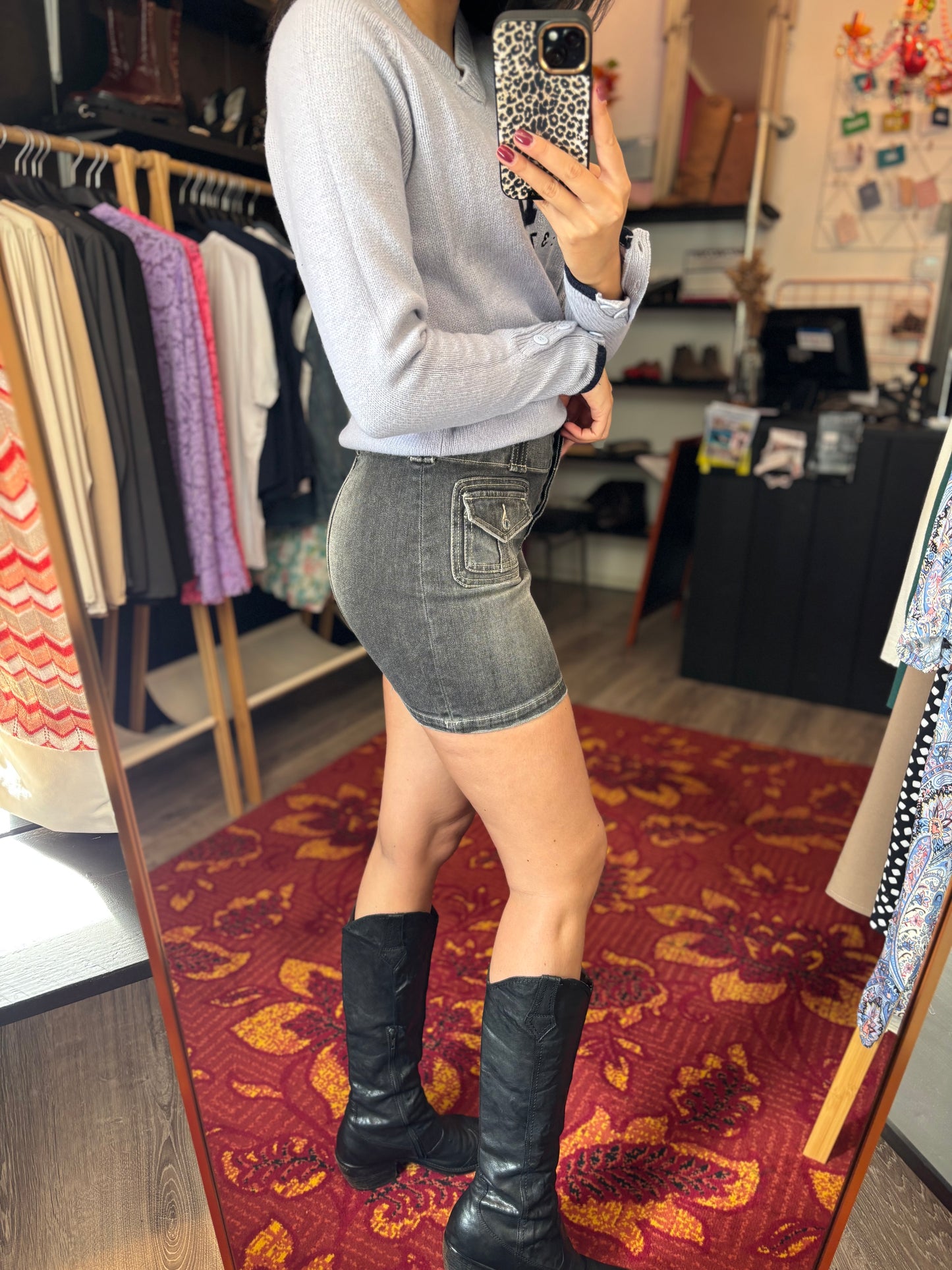 81-44 Jupe en jean Hugo Boss