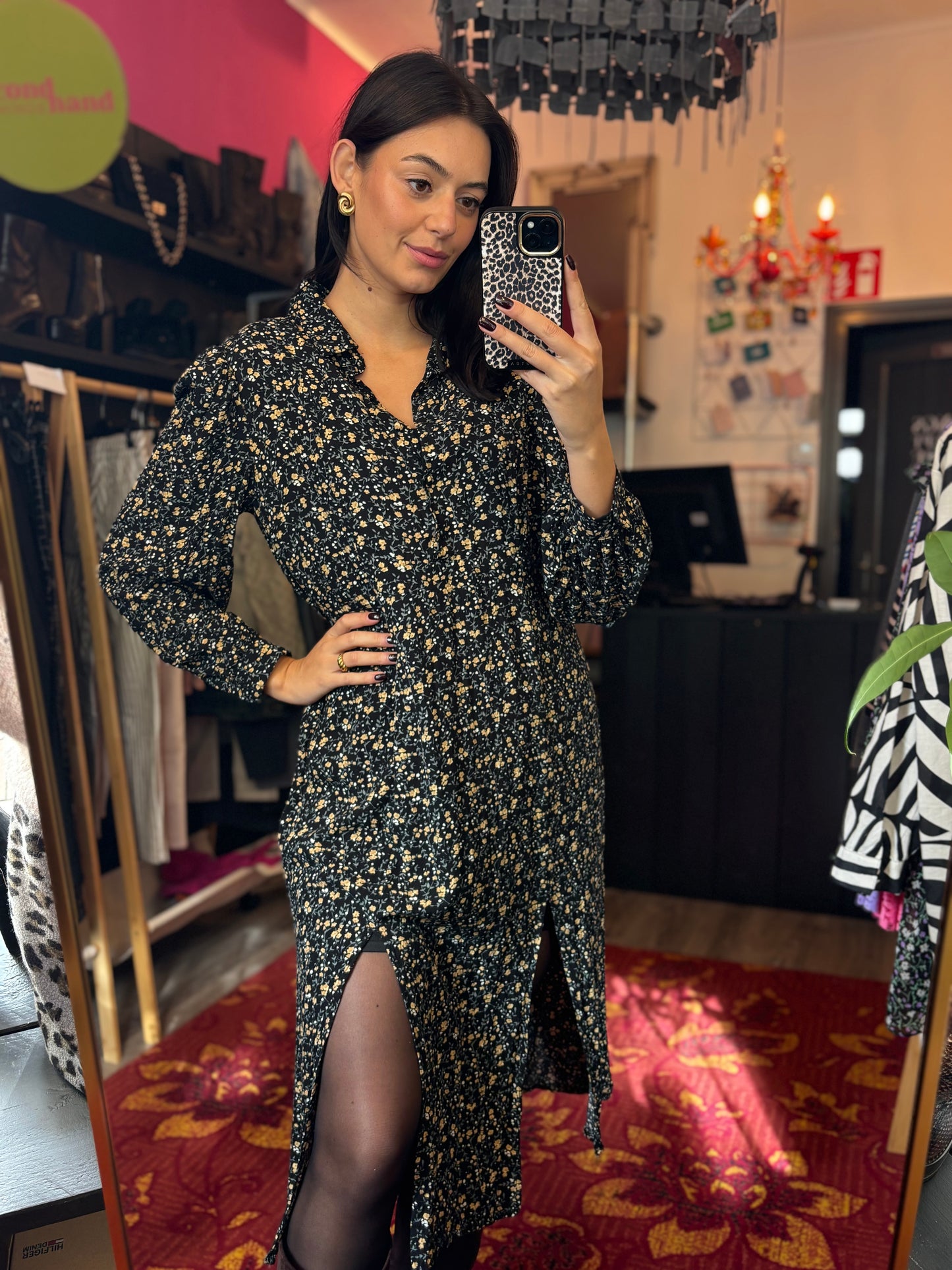 472-16 Lofty Manner jurk maat L