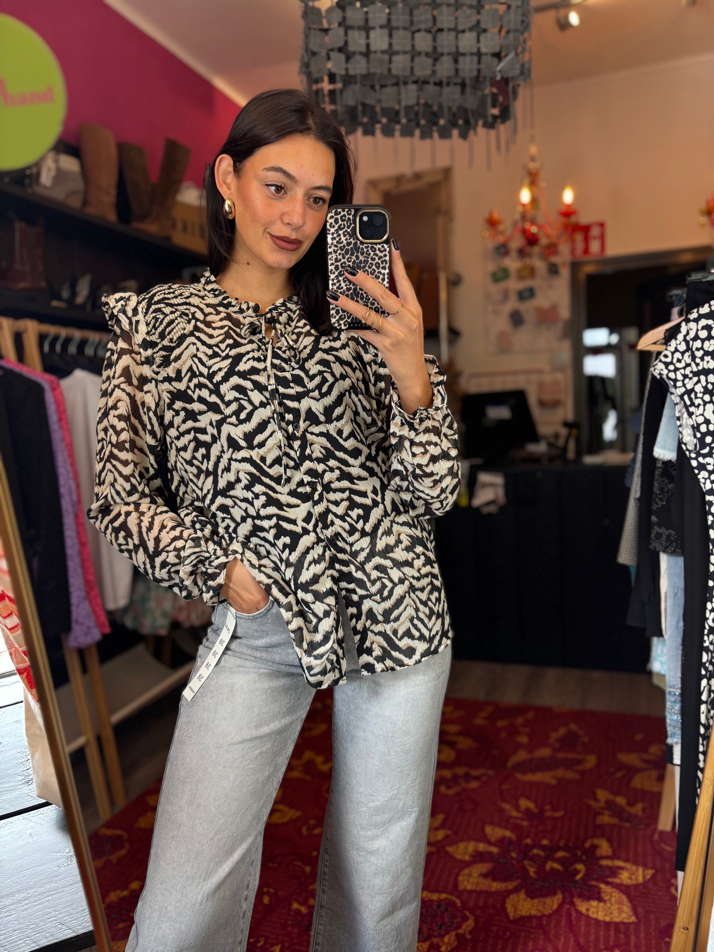 227-442 City life blouse size L