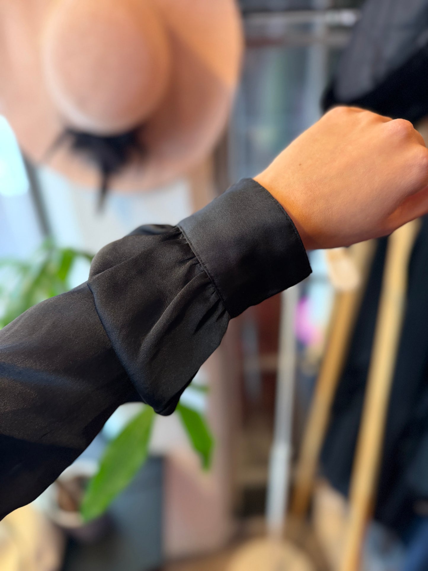 400-150 Josh V blouse zwart maat L