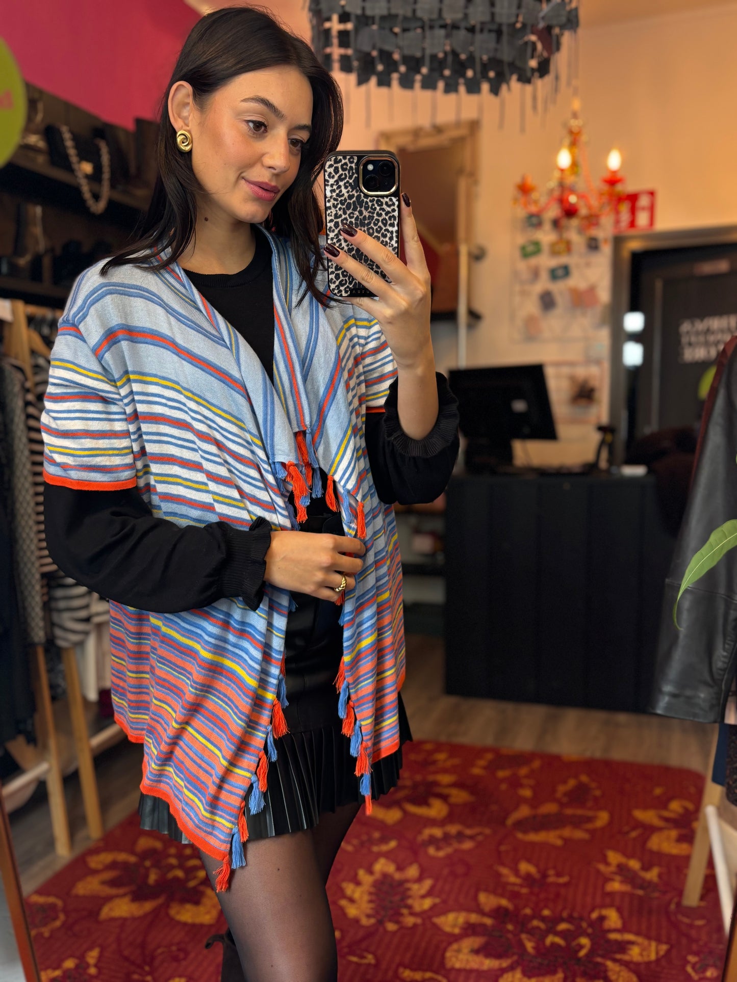 474-5 Hearts of palm vest maat L