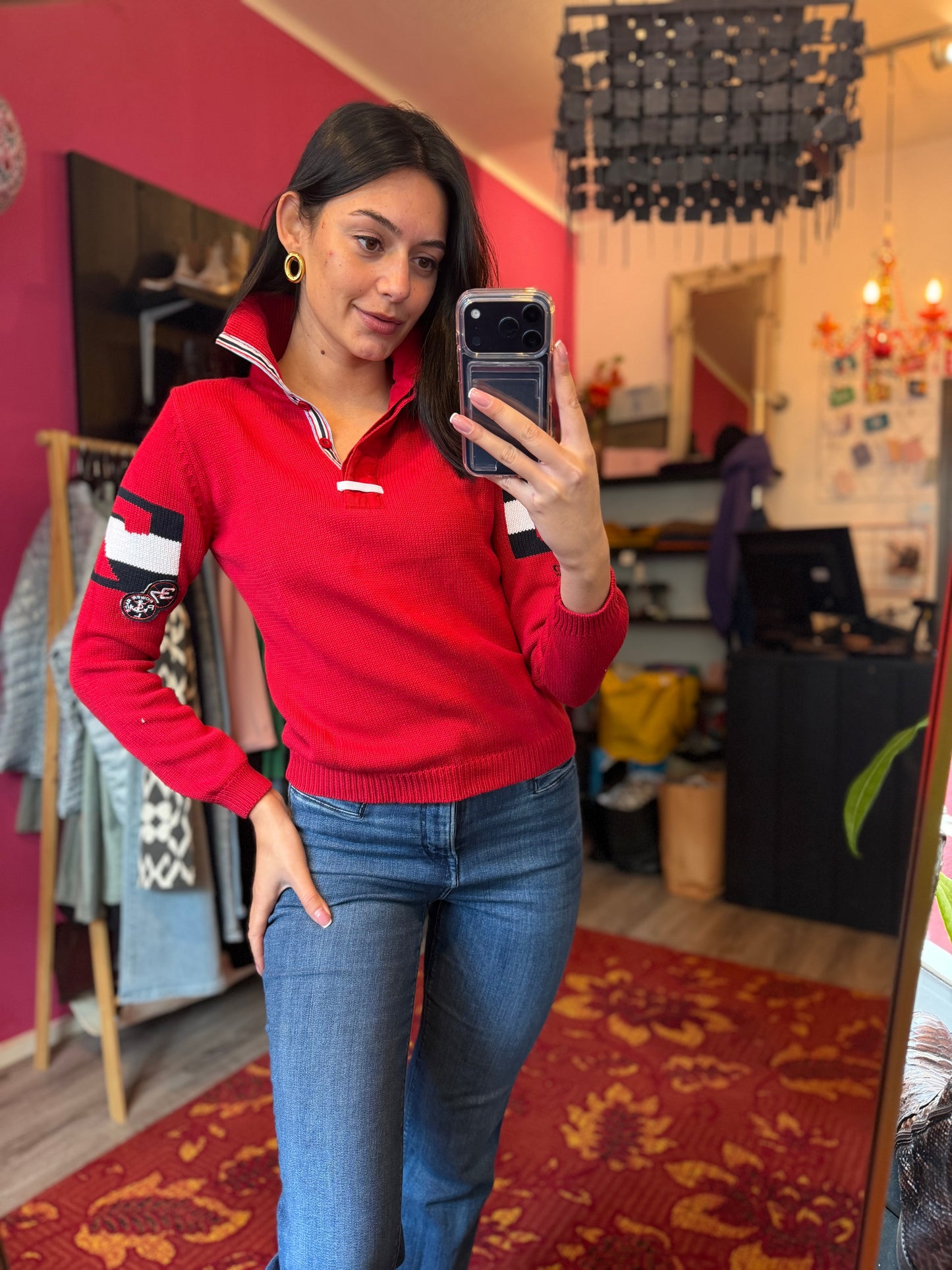 411-160 Polo land trui 100% cotton maat S