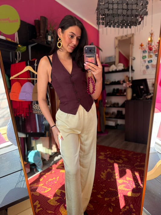 431-61 Shoeby broek butteryellow maat M