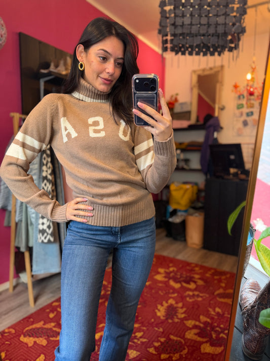 411-162 Polo land trui lamswol maat M