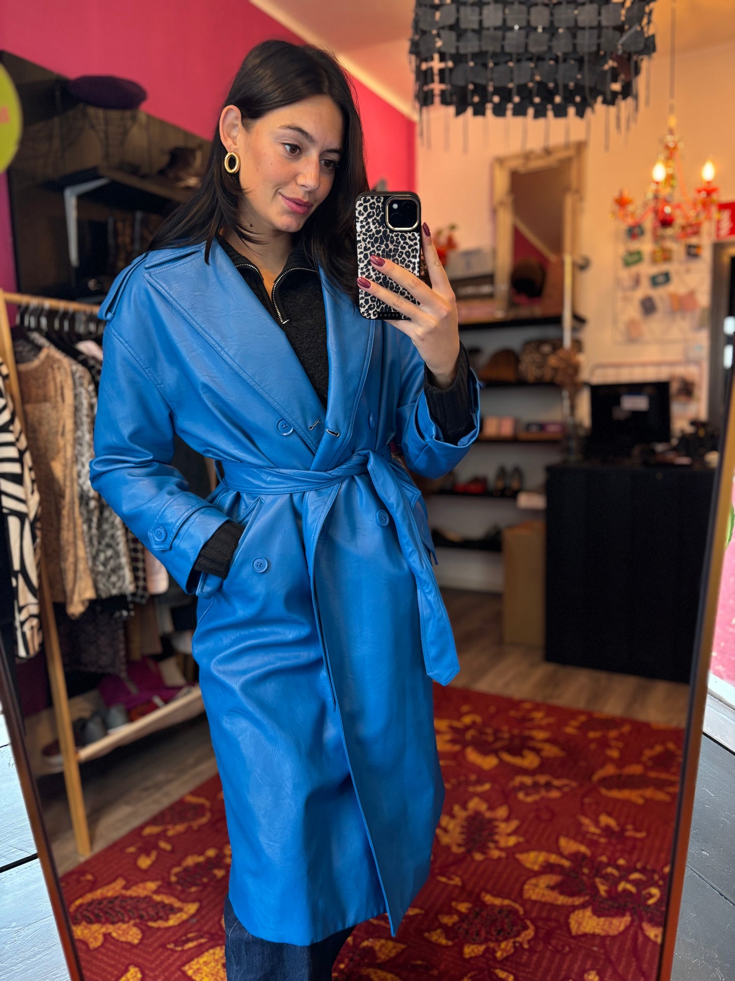 400-140 Stradivarius trenchcoat maat M