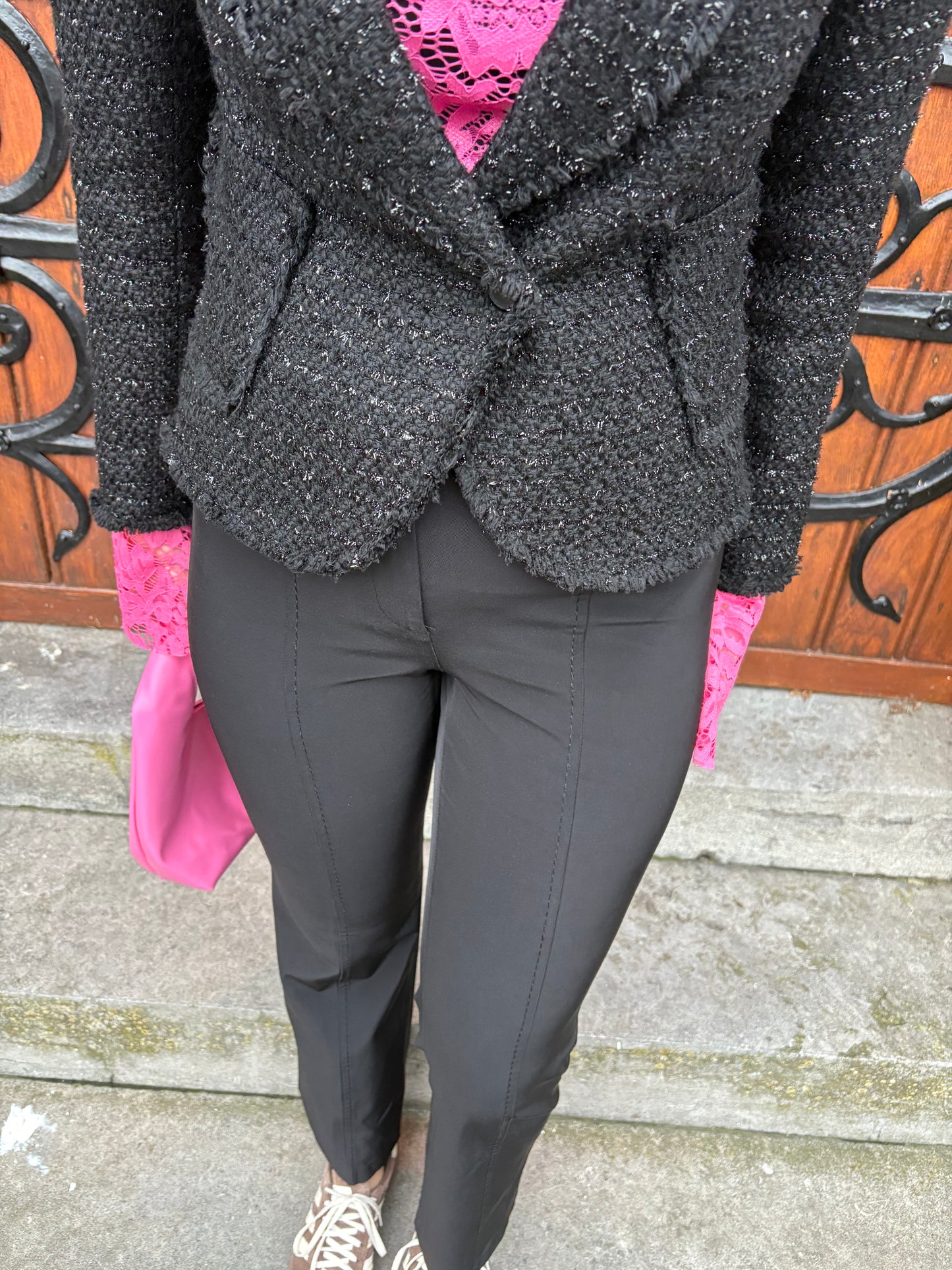 493-4 Cambio pantalon zwart maat M