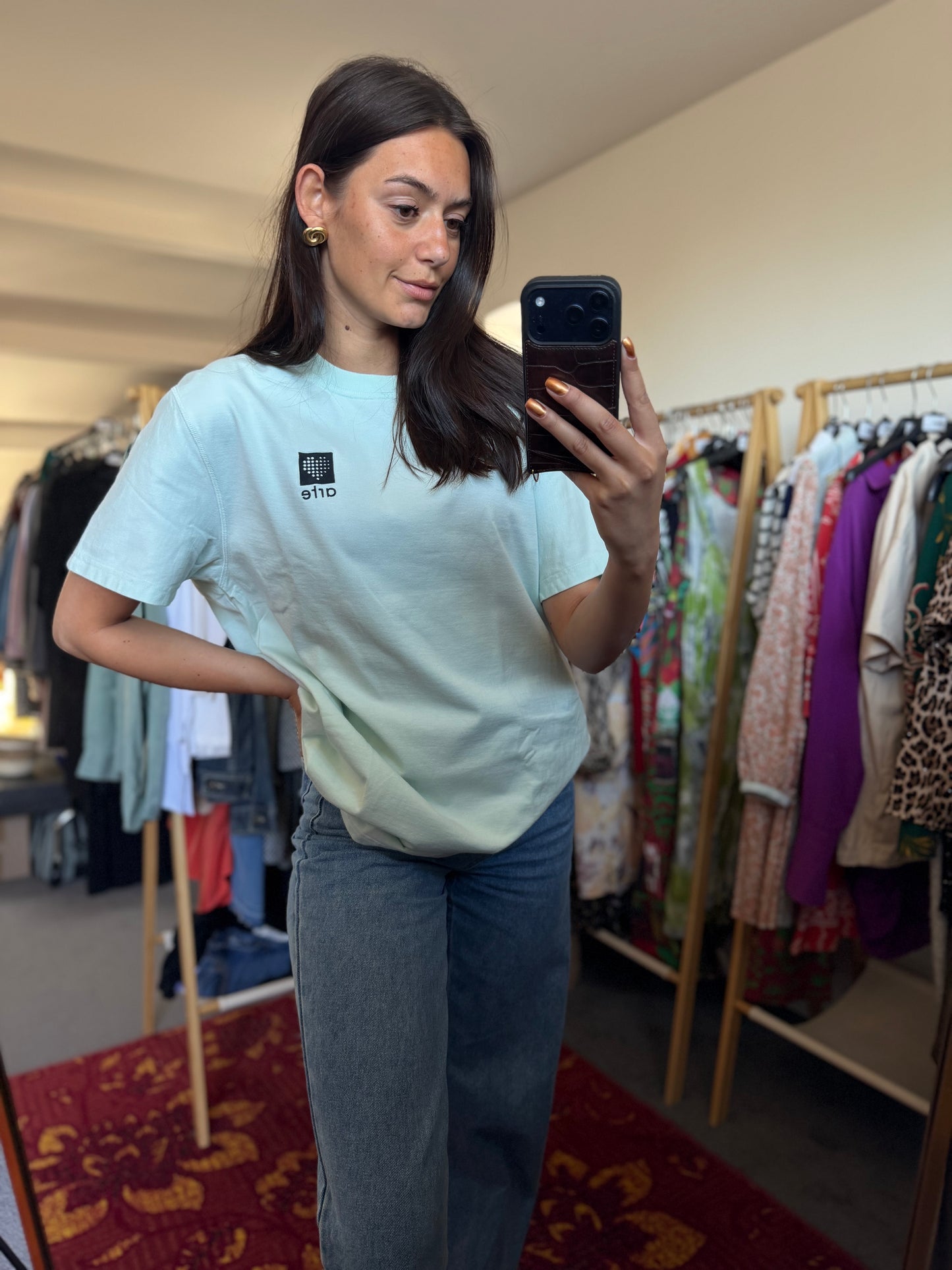 431-47 Arte tshirt blauw heren maat L