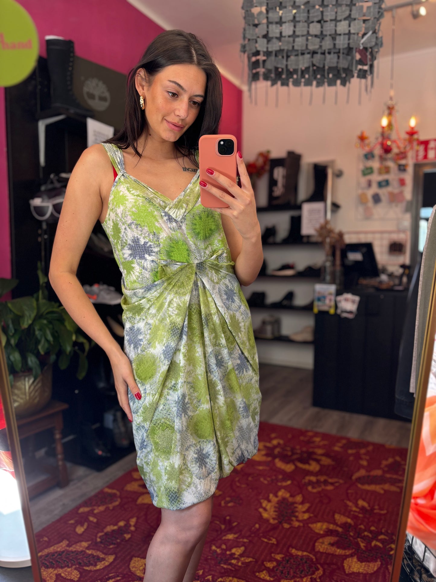 292-15 Sylver jurk maat 40