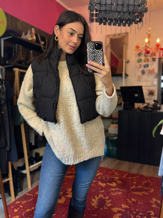 259-57 Bodywarmer zwart maat S