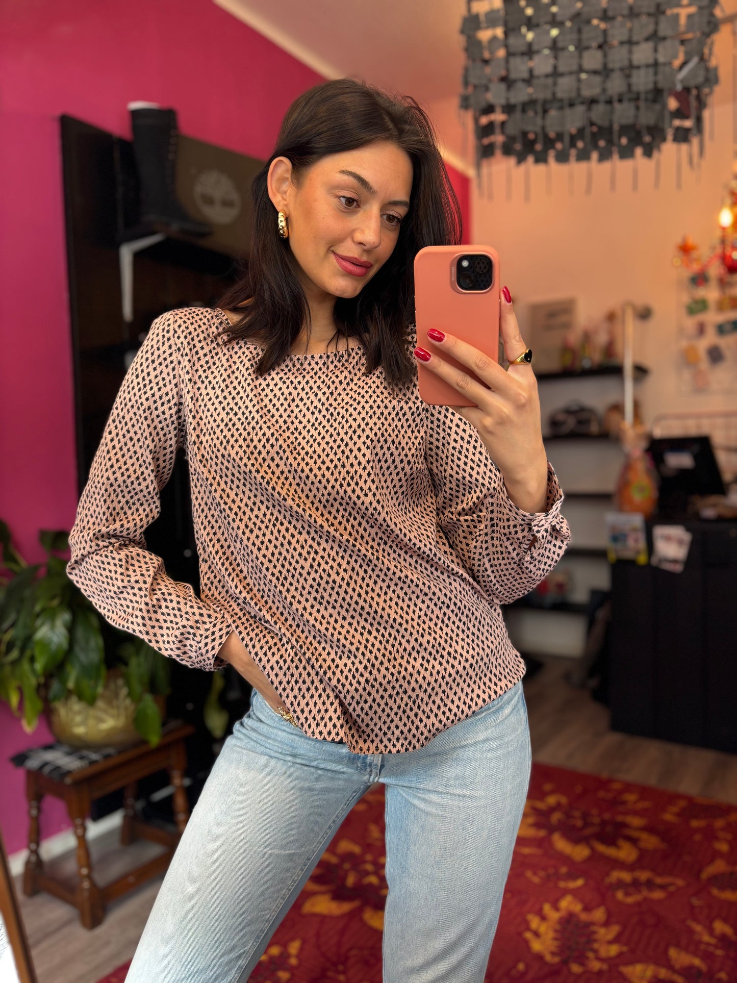 342-42 Vila blouse size S