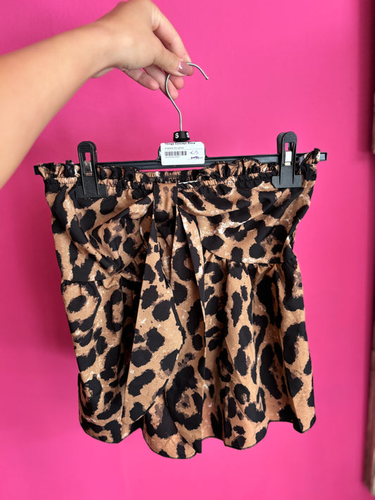 442-3 Strapless top panter maat S