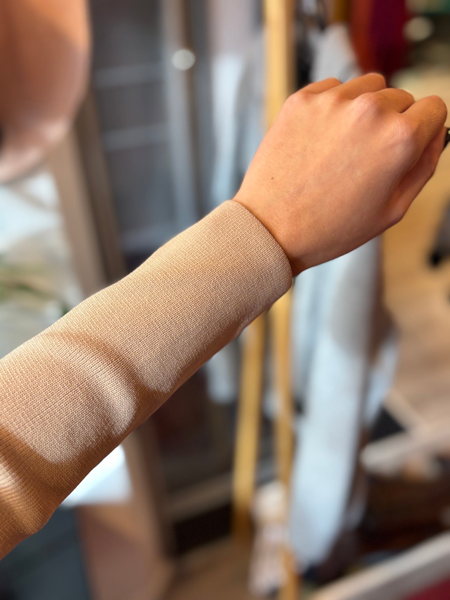 458-2 Copperrose jurk one size