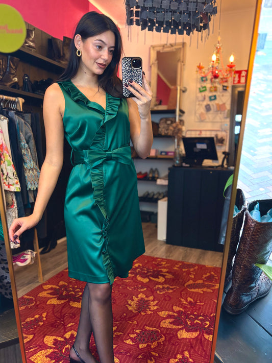 411-138 Eliza J jurk groen maat 10