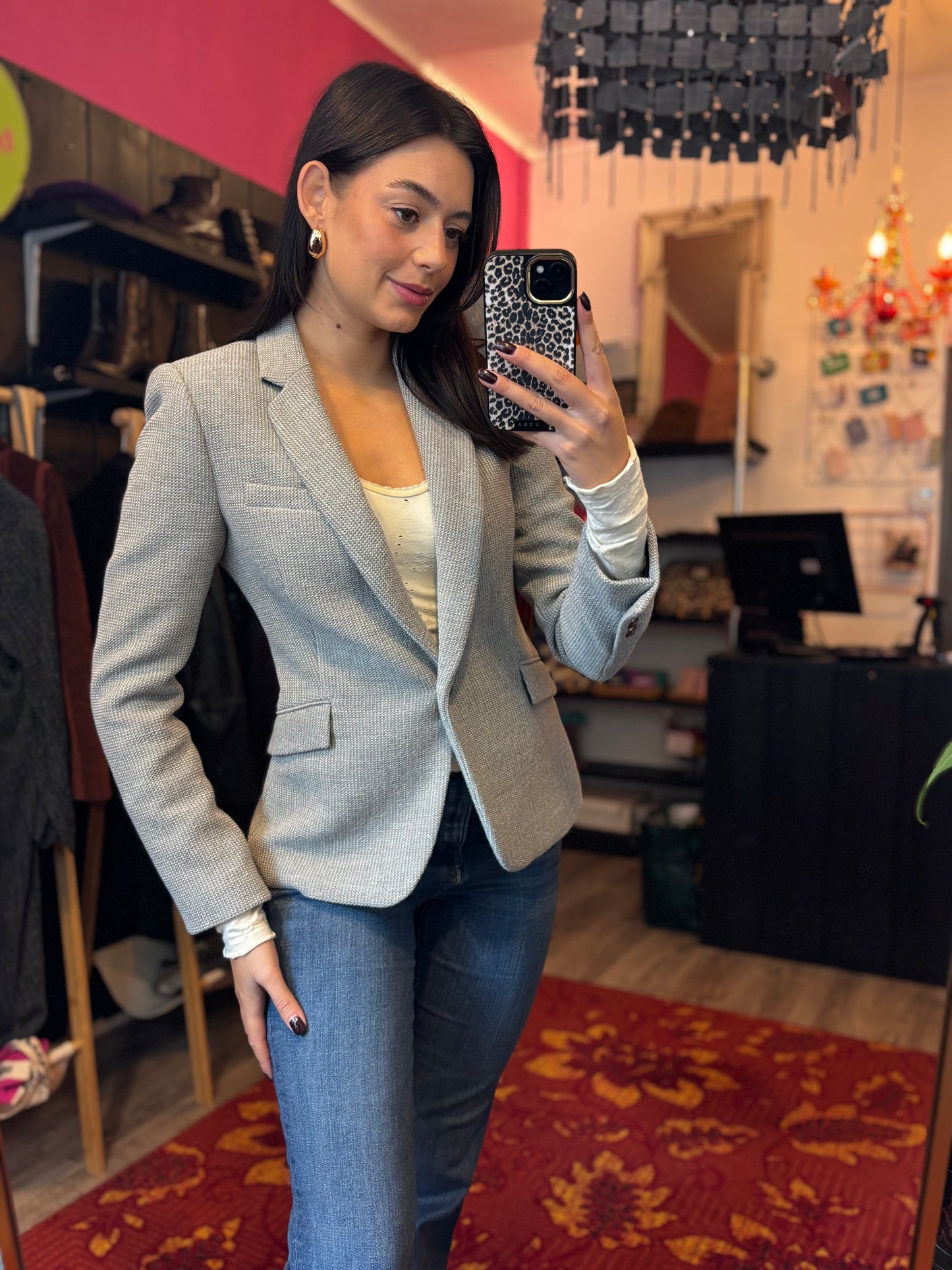 480-6 Zara blazer maat M