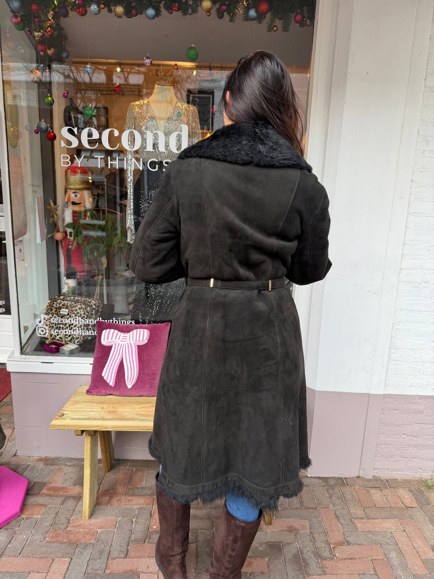 411-187 Leda Spain suede jas maat 40