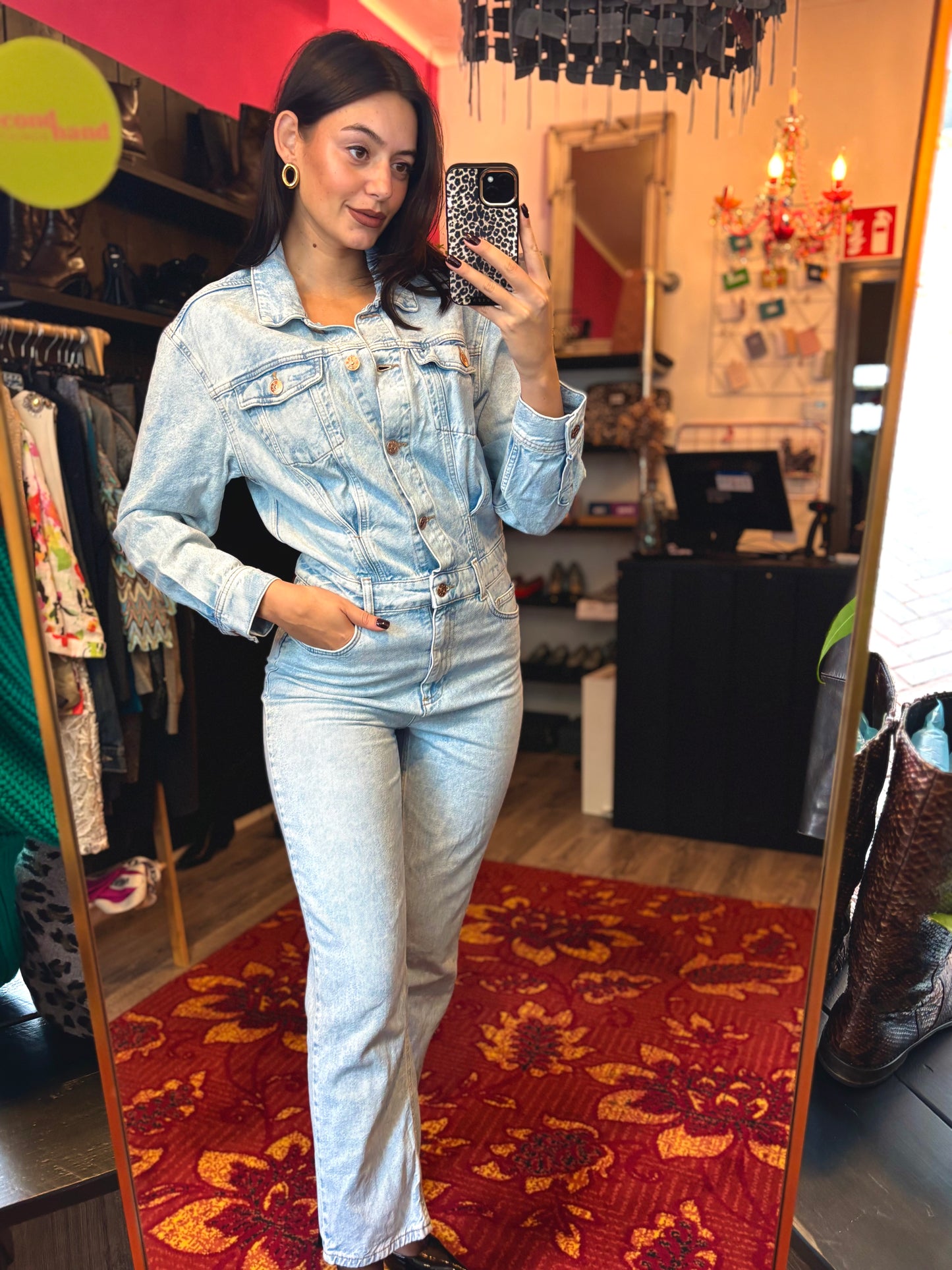 442-16 Only spijkerpak maat M