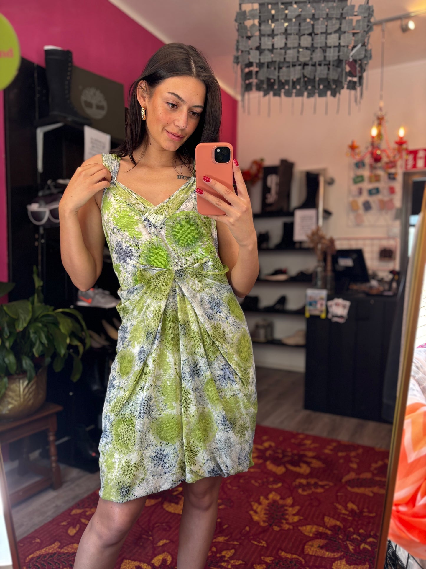 292-15 Sylver jurk maat 40