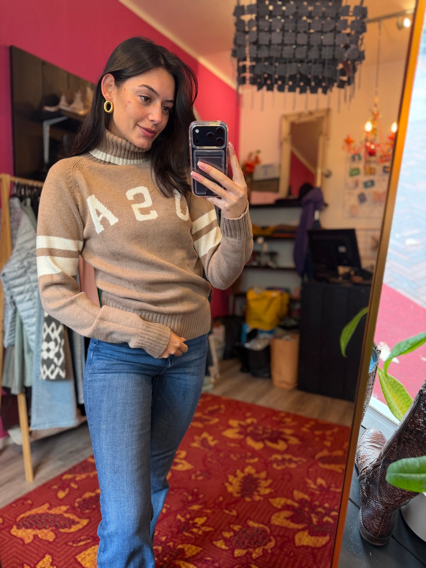 411-162 Polo land trui lamswol maat M