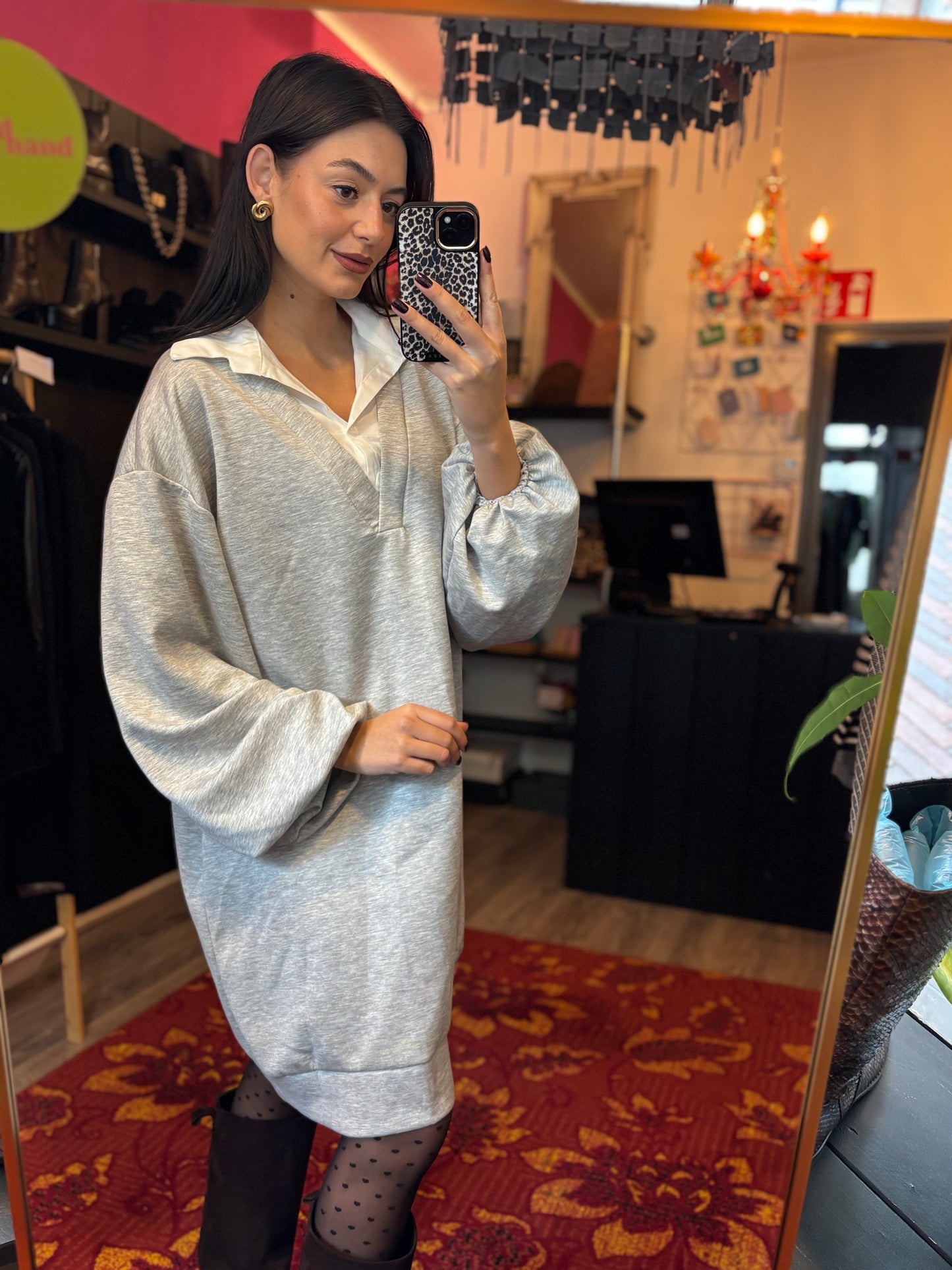 459-56 New collection blouse jurk maat 4XL/5XL